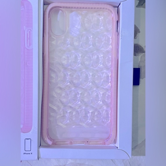 APPLE 🍎 IPHONE X PINK TECH21 PHONE CASE NIB - Picture 5 of 7